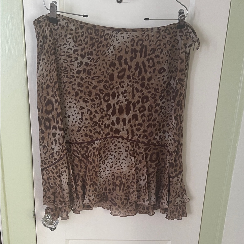 Context Brown Leopard Print Mini Dress